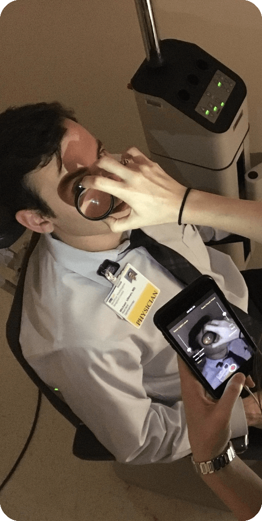 Near Card with True Depth Camera
